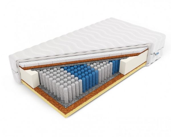 Frankhauer Multipocket z memory lateksem i obustronnym kokosem Hyperion 160x200